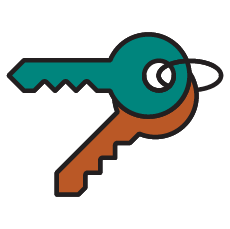 key icon representing real estate